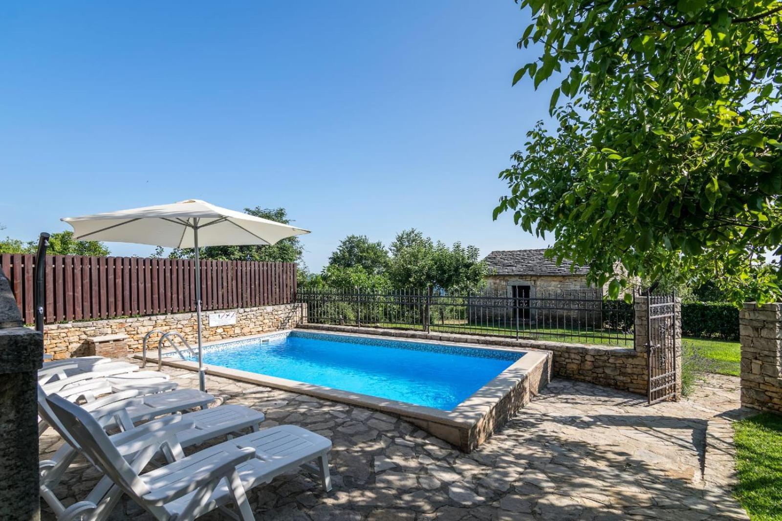 Rustic Villa Marija With Panoramic View In Zrenj Exterior foto